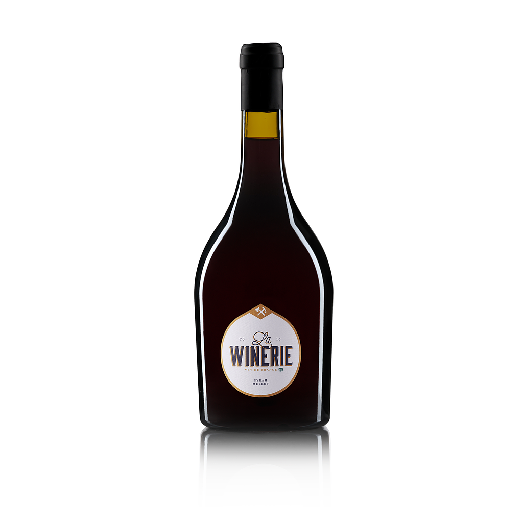 LA WINERIE ROUGE 2019 SYRAH MERLOT BIO 75CL 13.5% ALC. VIN DE FRANCE CRD